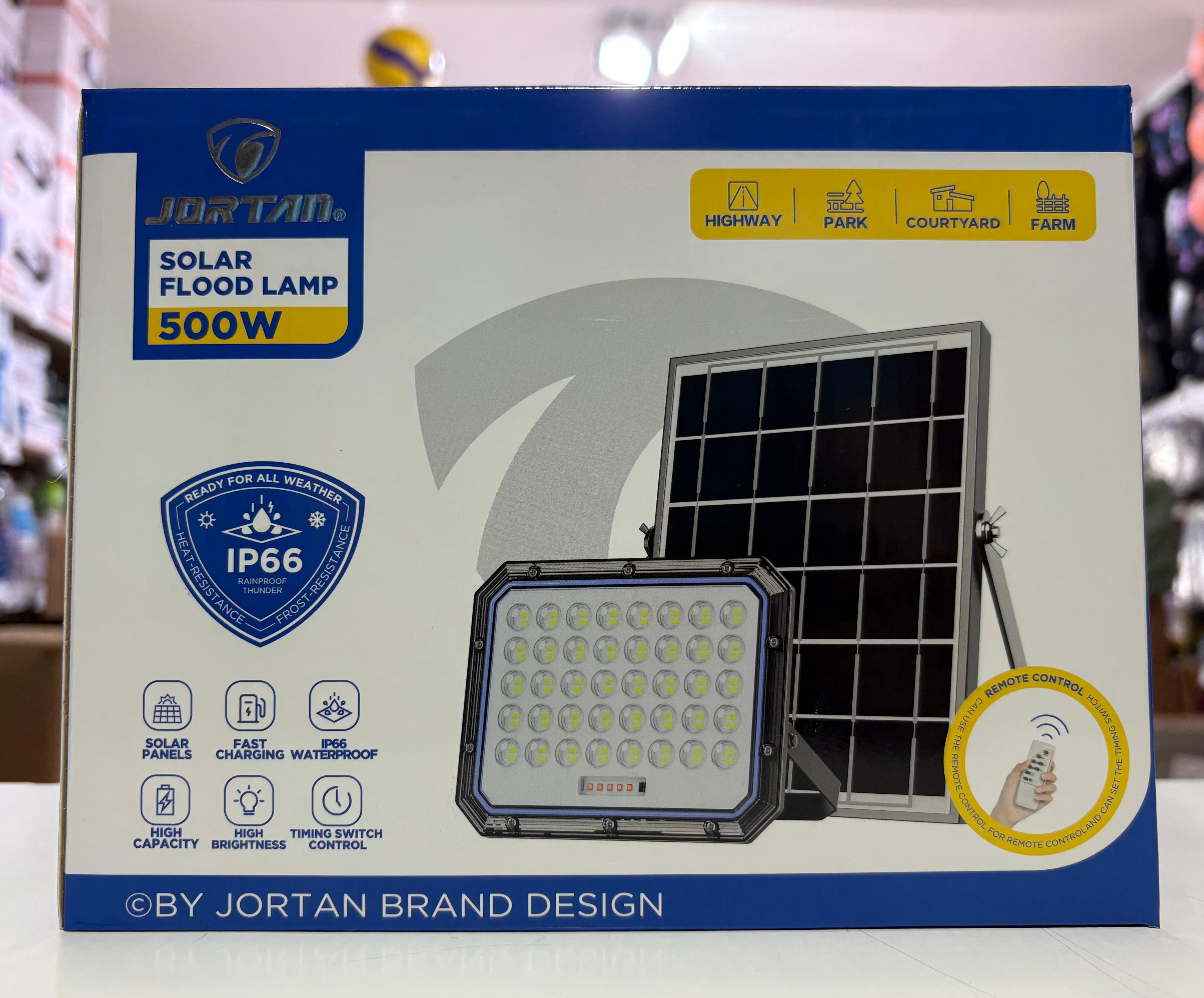 REFLECTOR CON PANEL SOLAR 500W