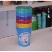 VASO PLASTICO FACETADO X 6 PARTY