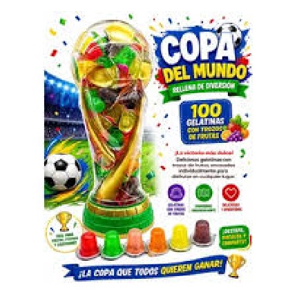 COPA MUNDIAL CON 100 GELATINAS