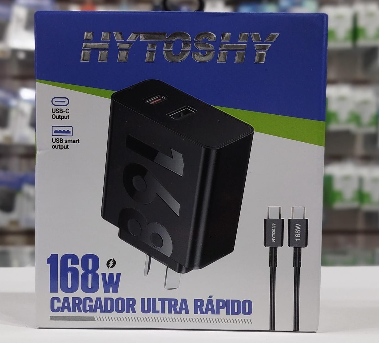 CARGADOR PD168 W ULTRA RAPIDO 7.8A