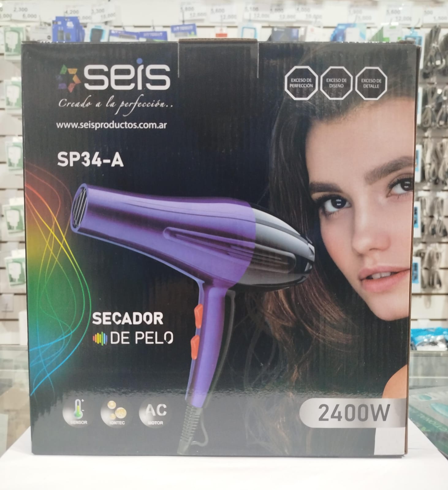 SECADOR DE PELO 2400W SP34-A
